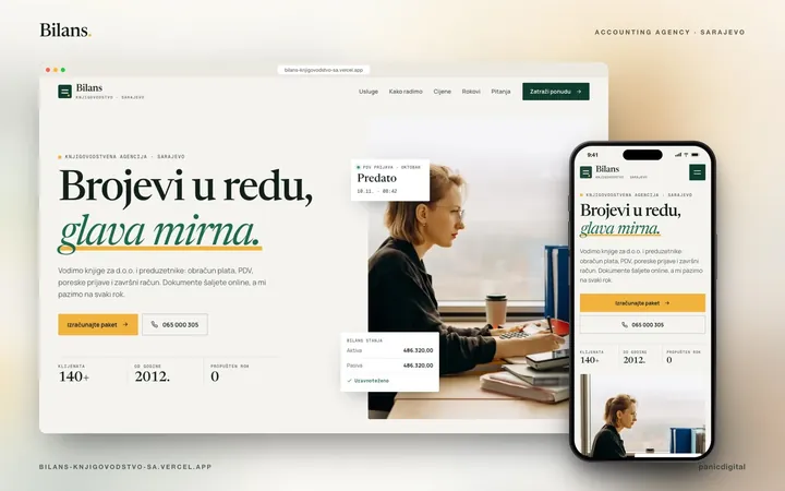 Bilans Accounting — knjigovodstvo