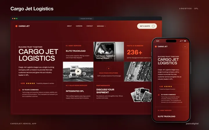 Cargo Jet Logistics — logistika · b2b