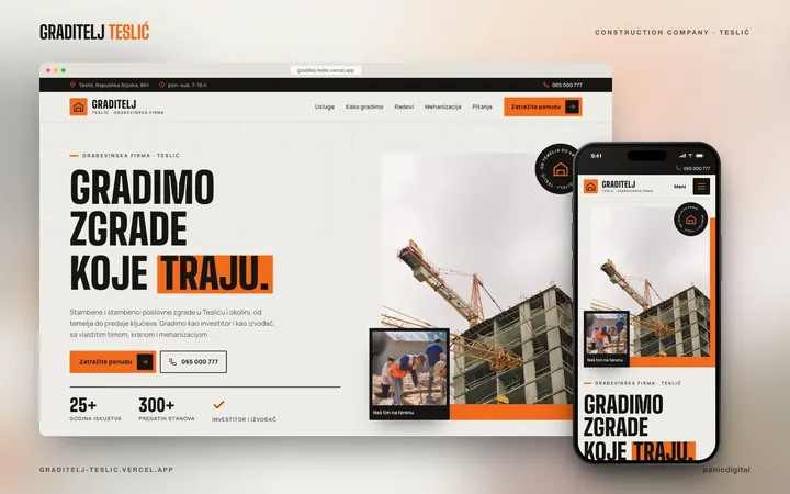 Graditelj Teslić — građevinska firma