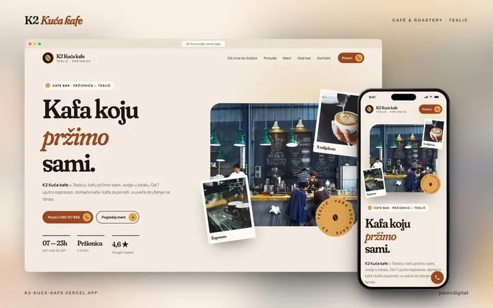 K2 Kuća kafe — kafe bar i pržionica