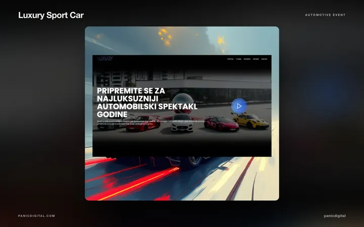 LUXURY SPORT CAR — auto događaj