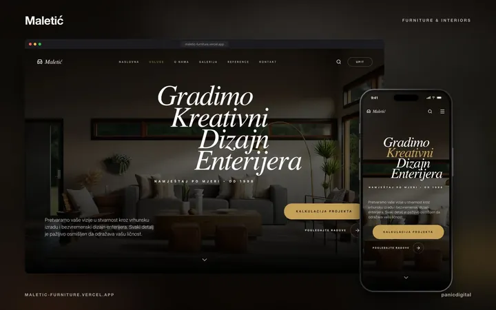 Maletić Furniture — namještaj po mjeri