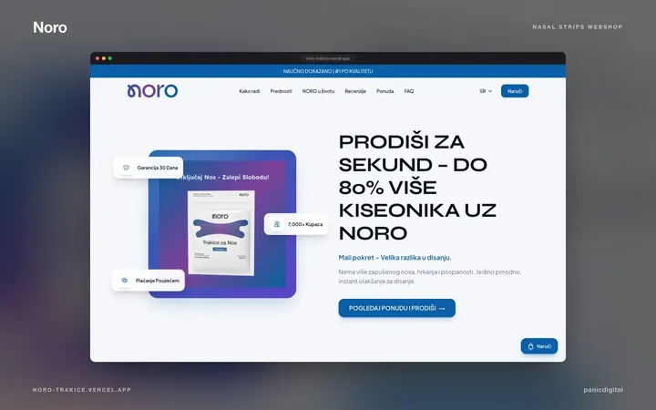 Noro Trakice — trakice za nos