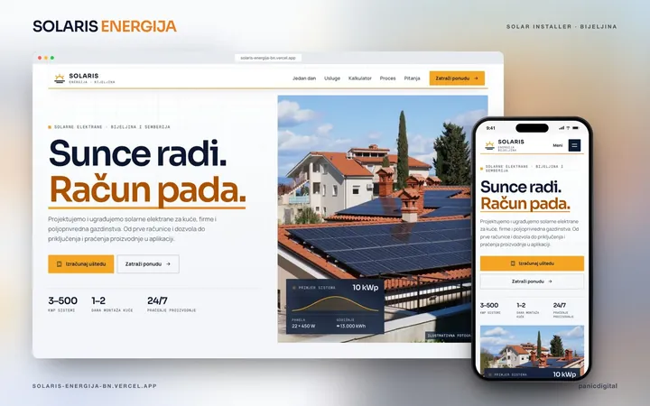 Solaris Energija — solarne elektrane