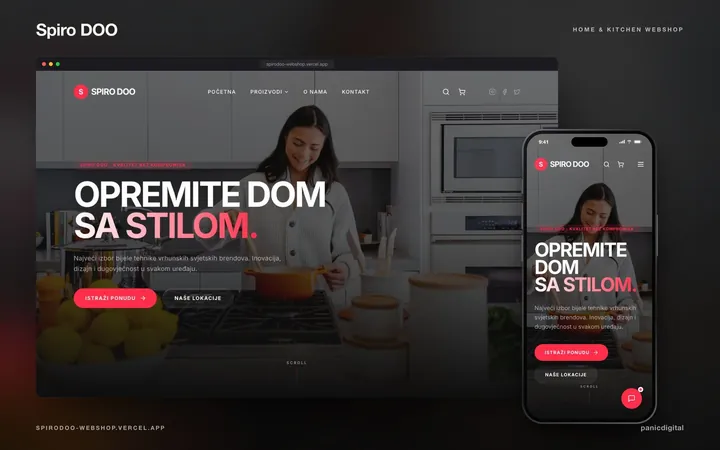 Spirodoo Webshop — kuhinja i dom