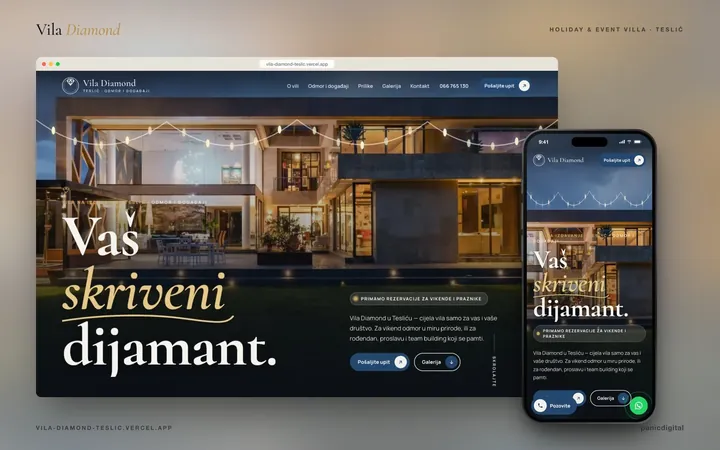 Vila Diamond — vila za odmor