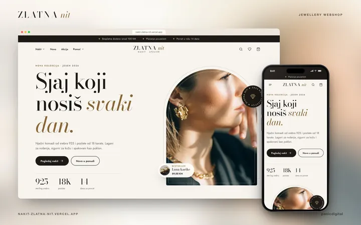 Zlatna nit Jewellery — nakit